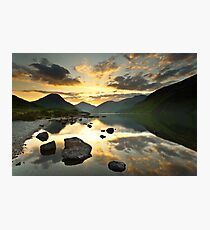 Reflections on Wastwater Photographic Print