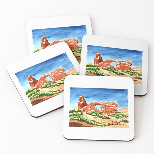 Item preview, Arches National Park Urban Sketch designed and sold by MMc Buck.