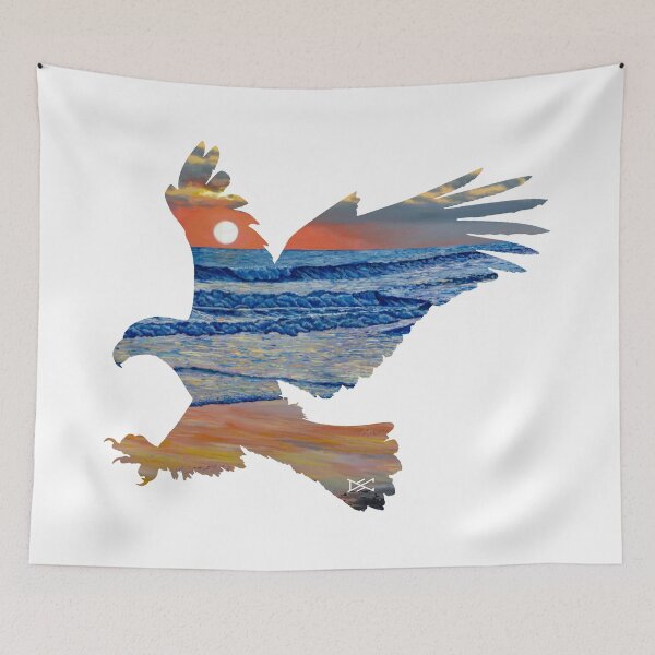 Item preview, Eagle Sunset Beach Silhouette designed and sold by DSC Arts.