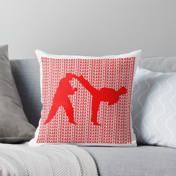 Item preview, Karate Side Kick With Text Background Red designed and sold by yin888.