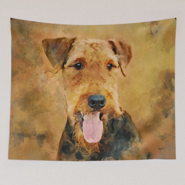 Item preview, Airedale Terrier Portrait  designed and sold by k9printart.