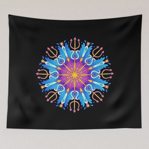 Item preview, Mandala Aquarius designed and sold by wolfgangrainer.