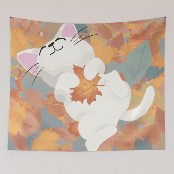 Item preview, Autumn Kitty designed and sold by ikigaicreations.