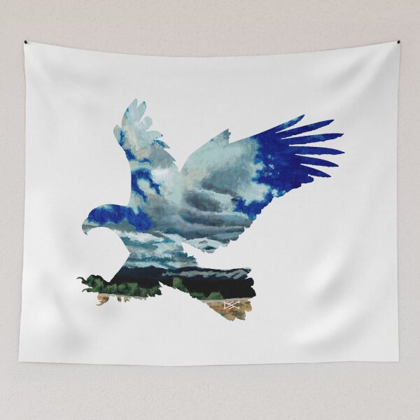 Item preview, Eagle Clouds over Plains Silhouette designed and sold by DSC Arts.