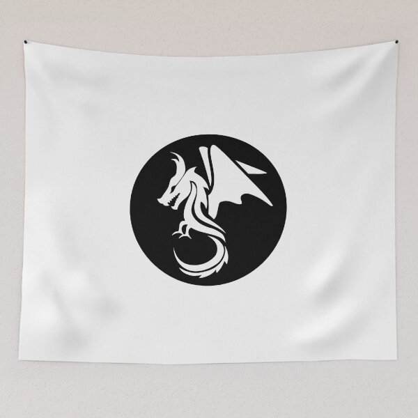 Item preview, Dragon Emblem (white) designed and sold by PrinceCo.