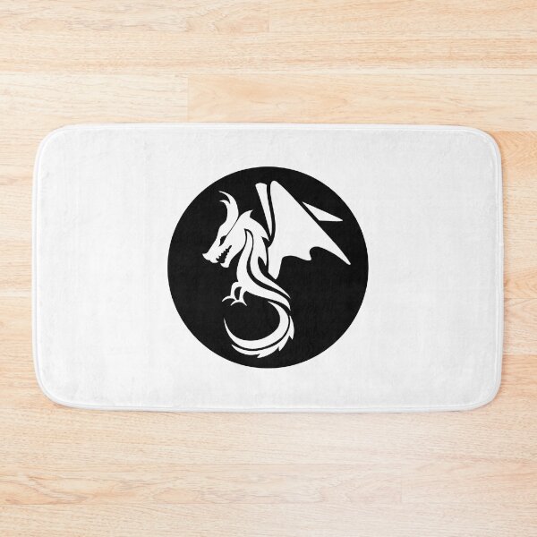 Item preview, Dragon Emblem (white) designed and sold by PrinceCo.