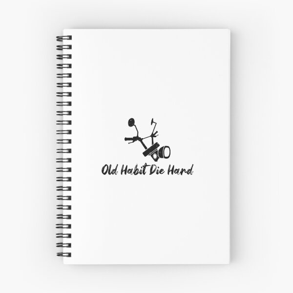 Item preview, Old Habit Die Hard for Bikers designed and sold by wikawiki.