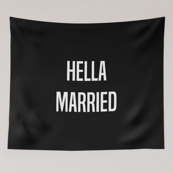 Item preview, Hella Married Marriage Shirt designed and sold by Flakey-.