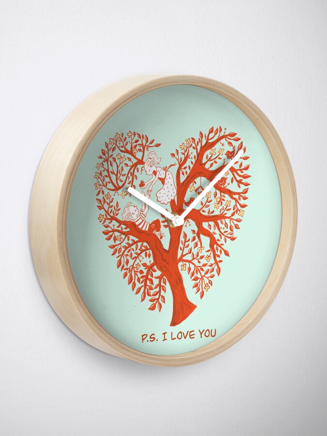 Alternate view of P.S. I Love you Clock
