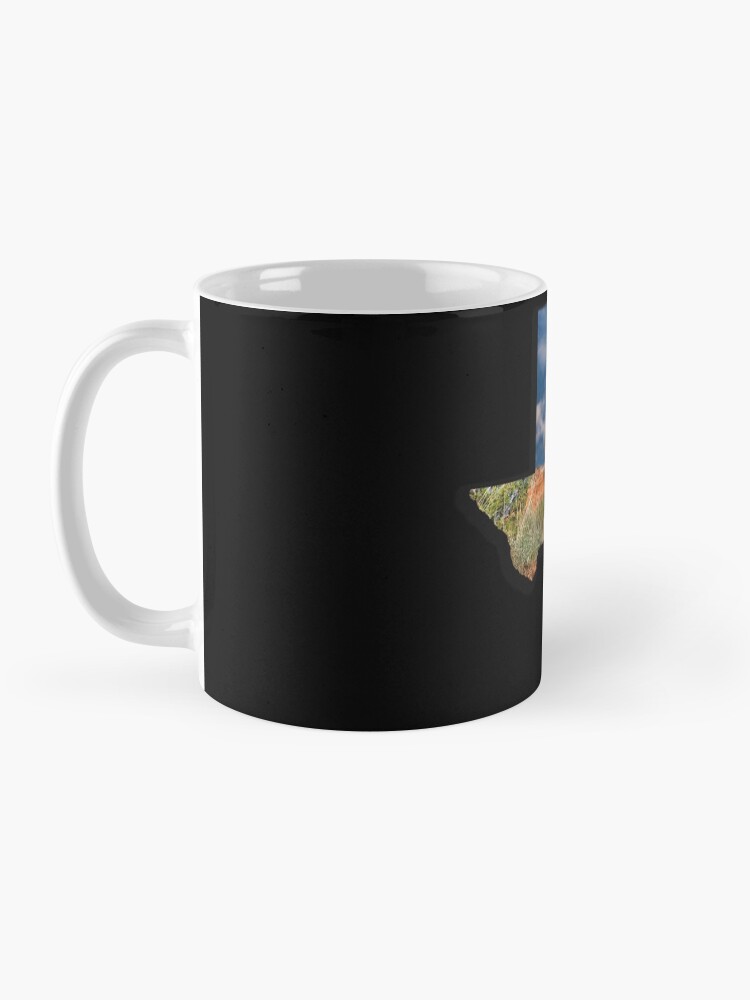 Thumbnail 3 of 6, Coffee Mug, Lone Star Pride - State of Texas Shape - Palo Duro Canyon designed and sold by Warren Paul Harris.