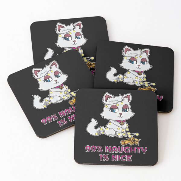 Item preview, Cute Cat - Naughty And Nice - Merry Christmas designed and sold by anziehend.
