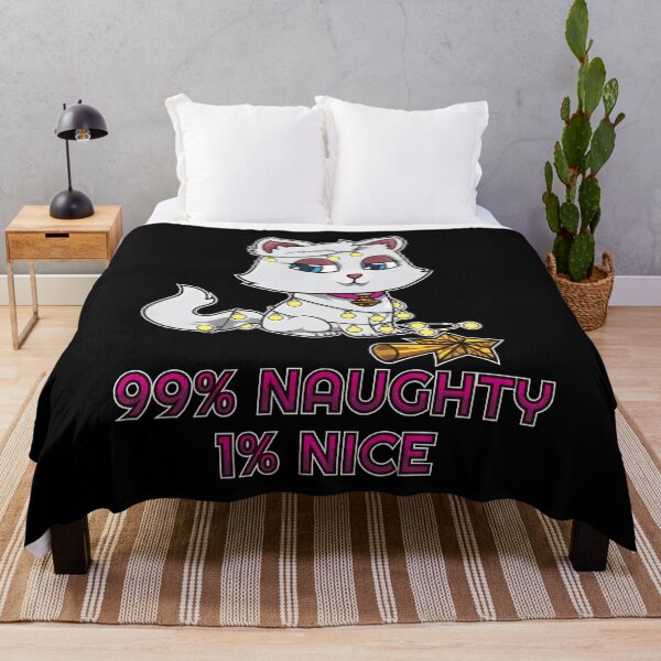 Item preview, Cute Cat - Naughty And Nice - Merry Christmas designed and sold by anziehend.