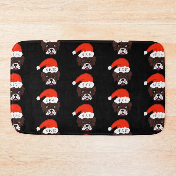 Item preview, BOXER DOG SANTA NICE  designed and sold by GIVENGRACE.ART.