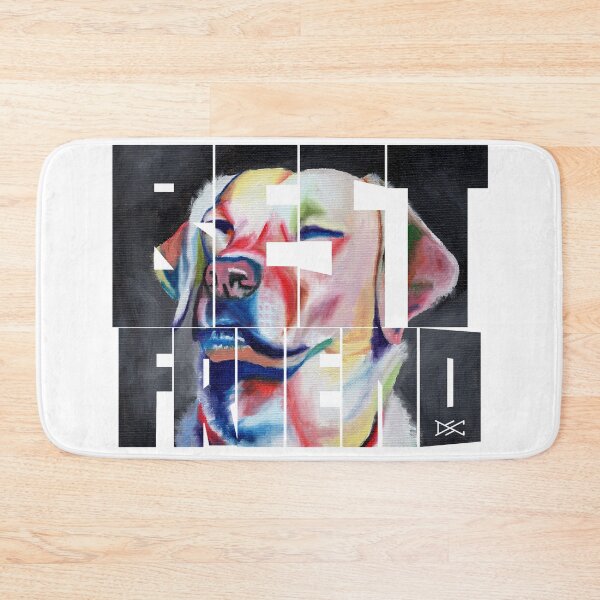 Item preview, Best Friend Colorful Labrador Silhouette designed and sold by DSC Arts.
