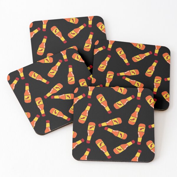 Item preview, Hot Sauce - chili pepper sauce (black) designed and sold by littlearrow.