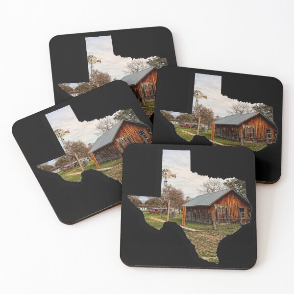 Item preview, Lone Star Pride - State of Texas Shape - Rural Texas Homestead designed and sold by Warren Paul Harris.
