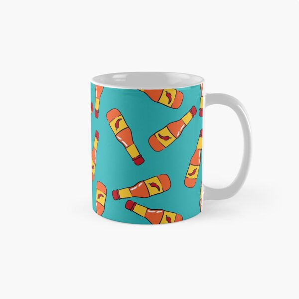 Item preview, Hot Sauce - chili pepper sauce (teal) designed and sold by littlearrow.
