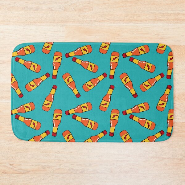 Item preview, Hot Sauce - chili pepper sauce (teal) designed and sold by littlearrow.