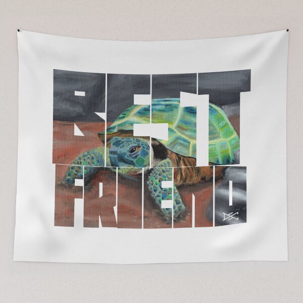 Item preview, Best Friend Tortoise Silhouette designed and sold by DSC Arts.