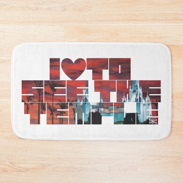 Item preview, I love to See the Temple San Diego at Dusk Silhouette designed and sold by DSC Arts.