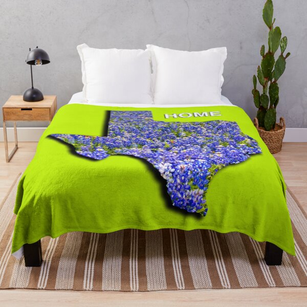 Item preview, State of Texas Shape with Bluebonnets and the word HOME designed and sold by Warren Paul Harris.