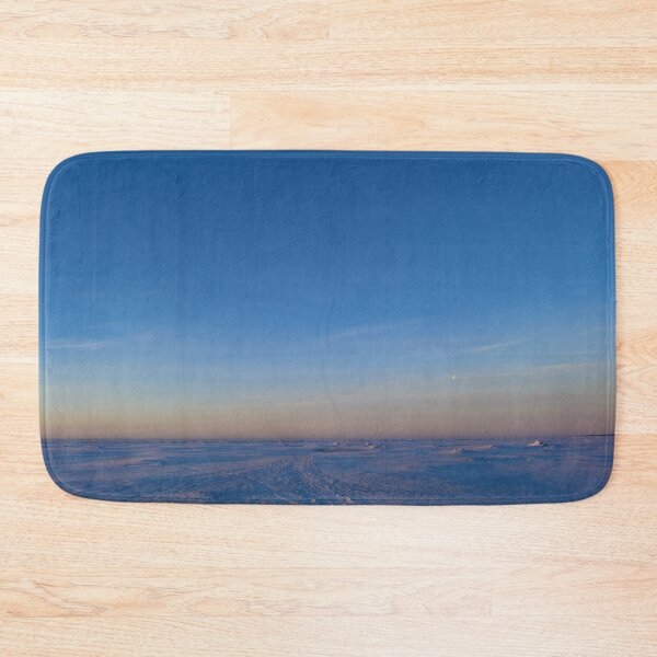 Item preview, Dawn in the blue cloudless sky over the white snow ice desert of the frozen sea designed and sold by yarvin13.