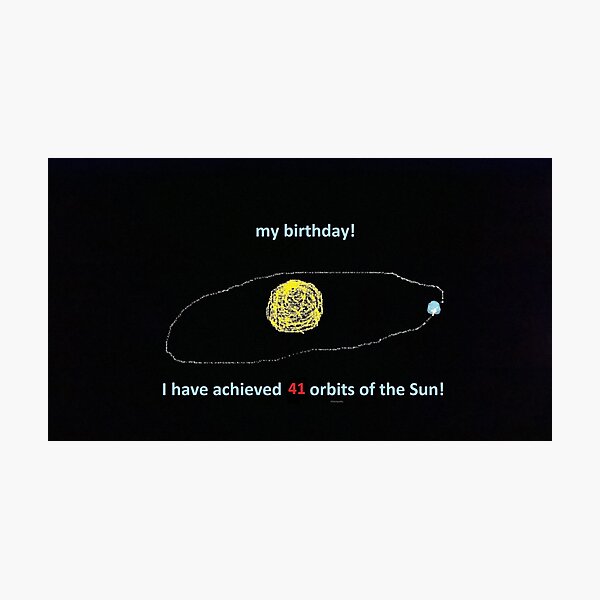 Artikelvorschau, Alles Gute zum 41. Geburtstag! entworfen und verkauft von JPOempathy.