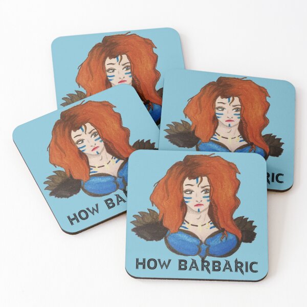 Item preview, How Barbaric (Full Color) designed and sold by Aria Winchester Designs.