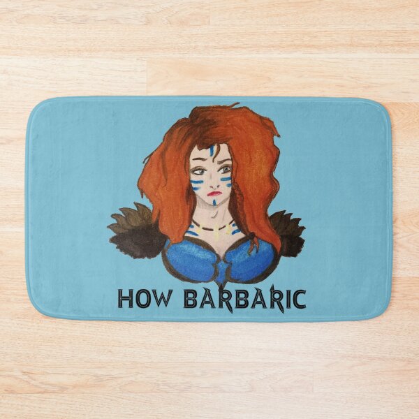 Item preview, How Barbaric (Full Color) designed and sold by Aria Winchester Designs.