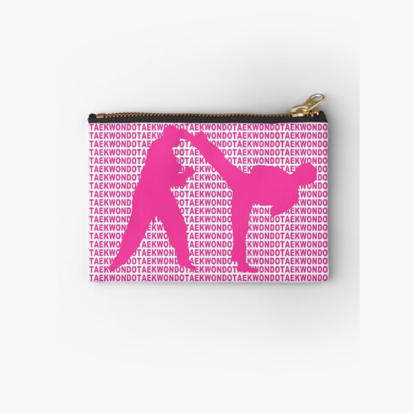 Item preview, Taekwondo Side Kick Small Text Pink  designed and sold by yin888.