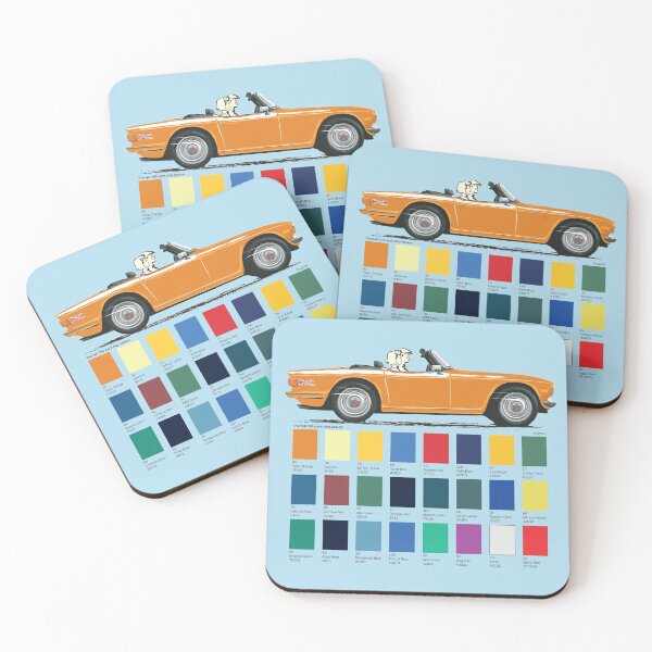 Item preview, Topaz Orange TR6 in – a car of many colors  designed and sold by Bigs66.