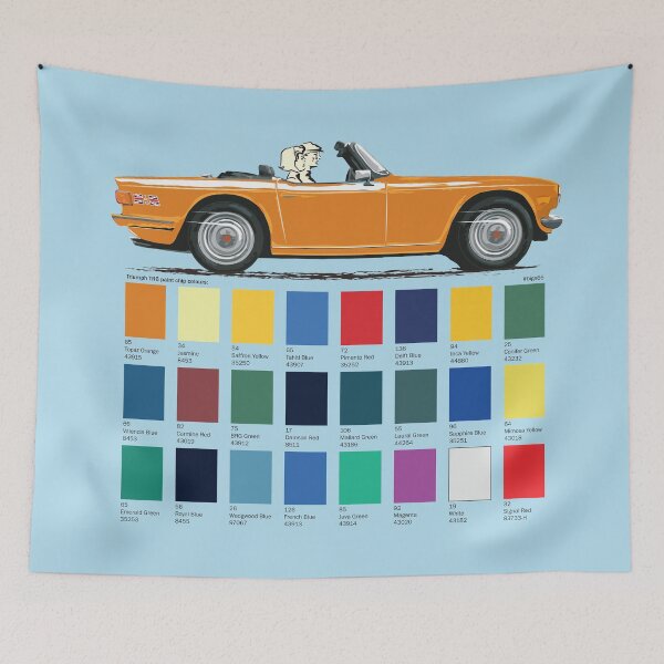 Item preview, Topaz Orange TR6 in – a car of many colors  designed and sold by Bigs66.