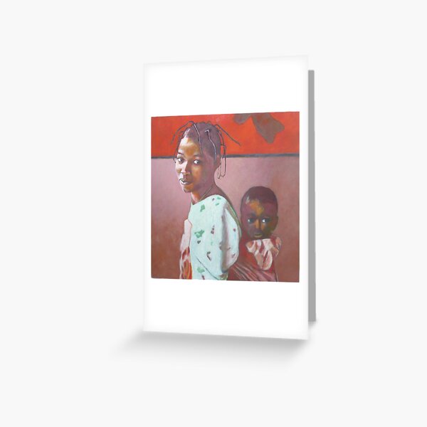 Hanata et Oumou Greeting Card
