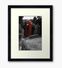 British phone box Framed Print