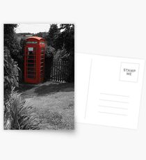 British phone box Postcards