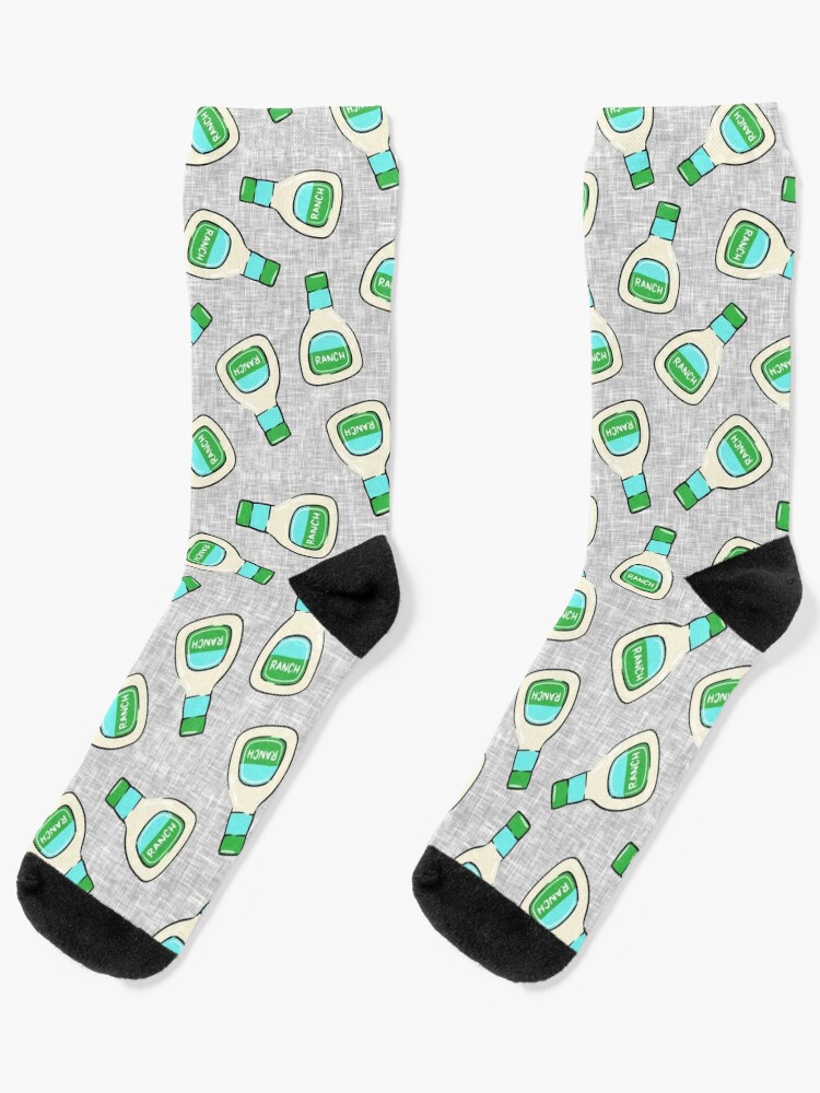 Ranch Salatsosse Flasche Socken Von Littlearrow Redbubble