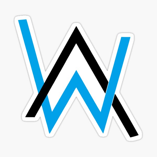 Alan Walker Logo Stickers Redbubble - alan walker roblox character