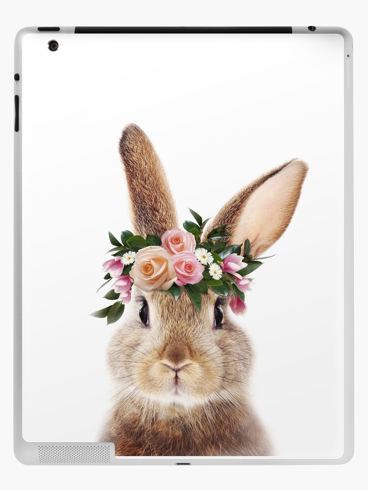 Bunny with outlet floral crown