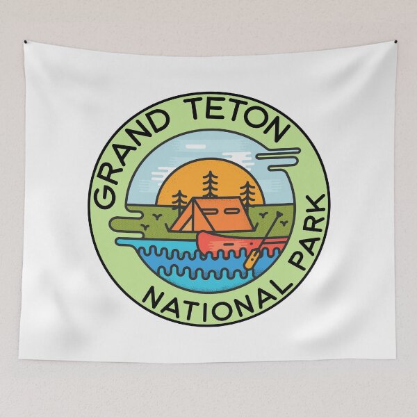 Item preview, Grand Teton National Park Wyoming Tetons designed and sold by DESTINATIONS DECAL DOS.