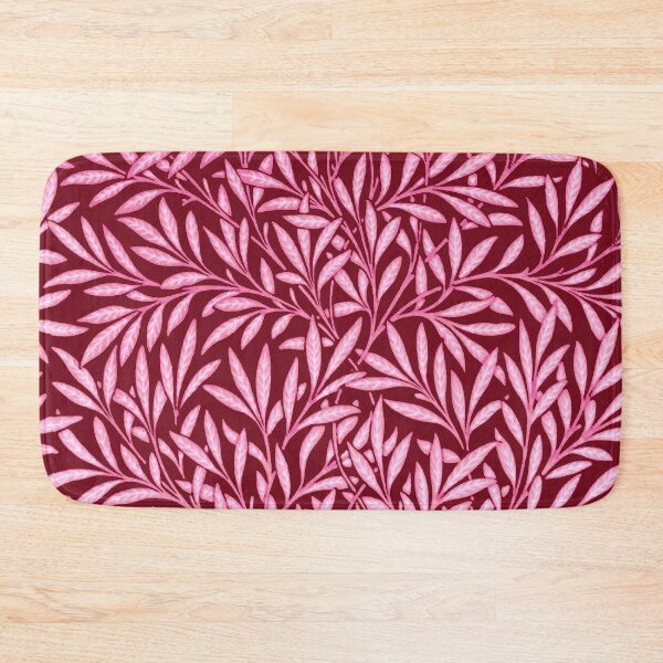 Item preview, William Morris Willow Pattern, Burgundy & Pink     designed and sold by Marymarice.