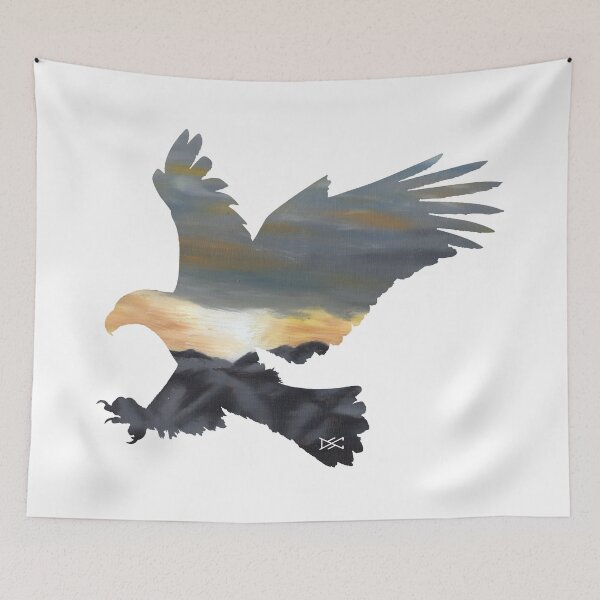 Item preview, Eagle Mountain Dawn Silhouette designed and sold by DSC Arts.