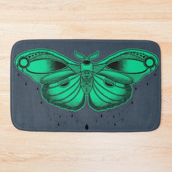 Item preview, Tribal Henna Bohemian Moth- Green  designed and sold by LordGraceArt.