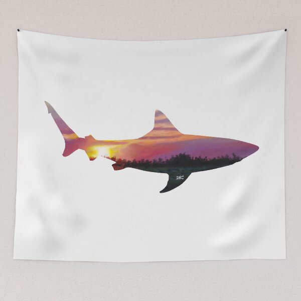 Item preview, Shark Sunrise River Silhouette designed and sold by DSC Arts.