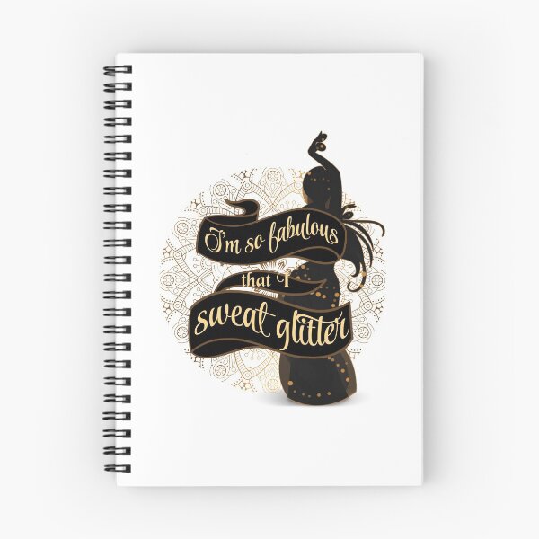 Item preview, I'm so Fabulous That I Sweat Glitter designed and sold by EdifyEra.