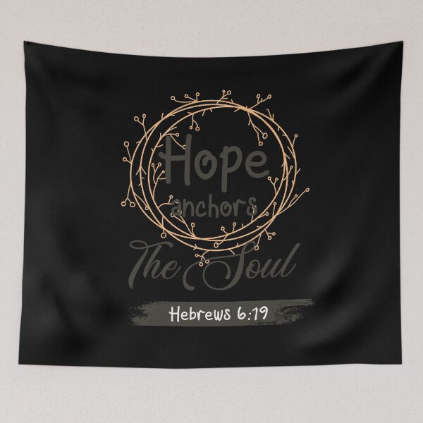 Item preview, Hope Anchors The Soul Hebrews 6:19 designed and sold by EdifyEra.