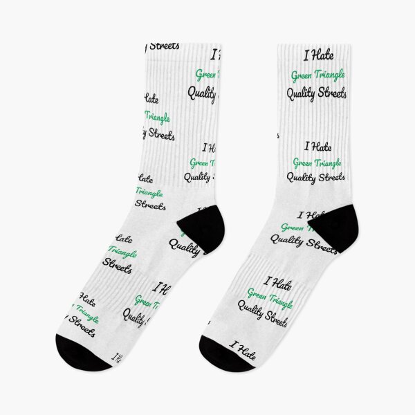 Item preview, I Hate Green Triangle Quality Streets designed and sold by sebastiandoe5.