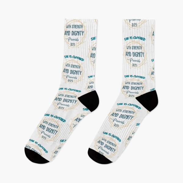 Item preview, She is Clothed With Strength and Dignity Proverbs 31:25 designed and sold by EdifyEra.