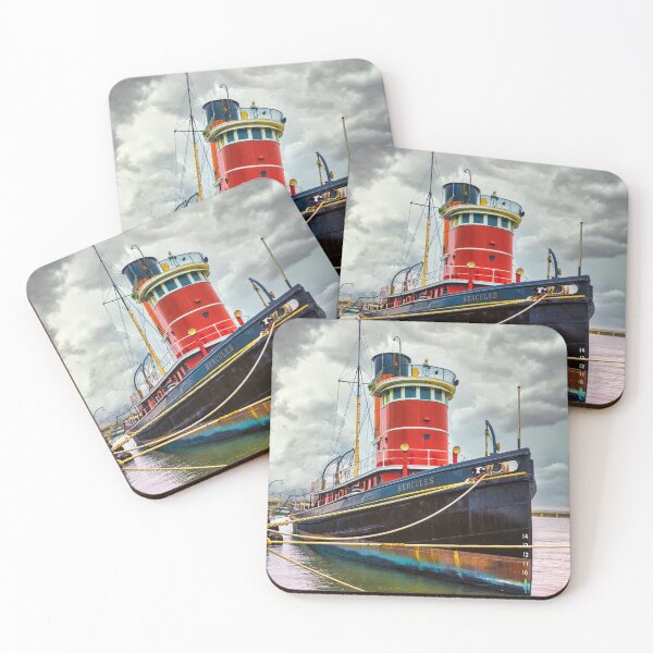 Item preview, Tugboat Hercules and Storm Clouds designed and sold by Gerard Fornarotto.