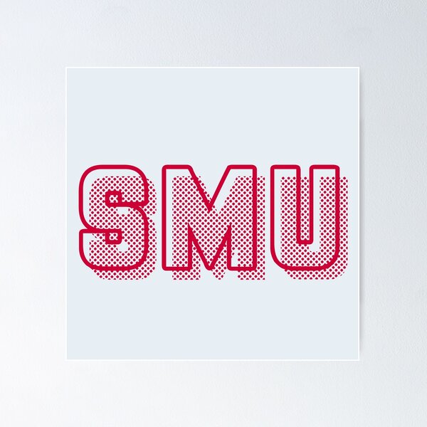 Item preview, SMU Logo Dots Red designed and sold by one-broke-kid.