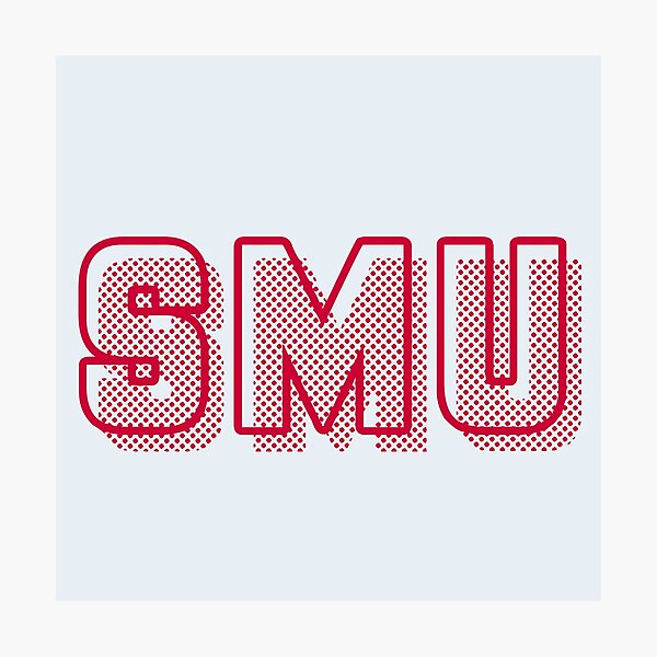 Item preview, SMU Logo Dots Red designed and sold by one-broke-kid.